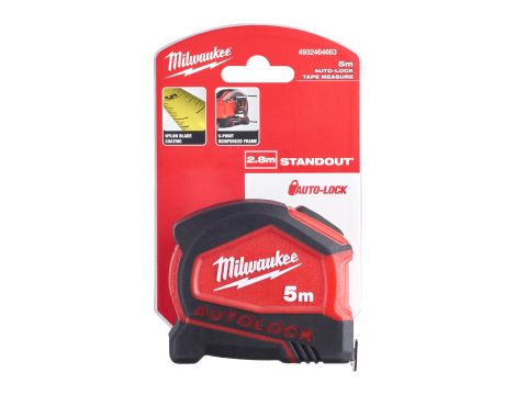 Milwaukee - Taśma miernicza AUTOLOCK 5/25 - 4932464663 - opakowanie 6 szt. Cena za szt. - 2