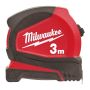 Milwaukee - Taśma miernicza Pro Compact C3/16 - 4932459591 - opakowanie 12 szt. Cena za szt. - 2