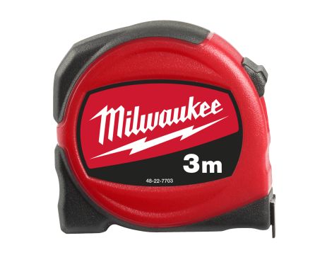 Milwaukee - Taśma miernicza SLIM S3/16 - 48227703 - opakowanie 12 szt. Cena za szt.
