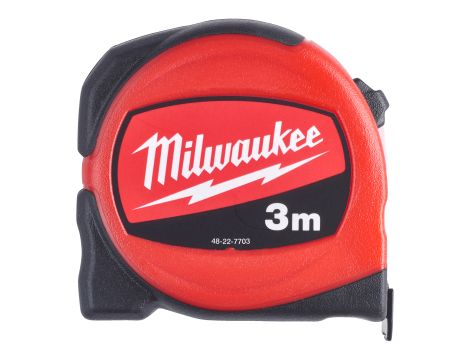 Milwaukee - Taśma miernicza SLIM S3/16 - 48227703 - opakowanie 12 szt. Cena za szt. - 2