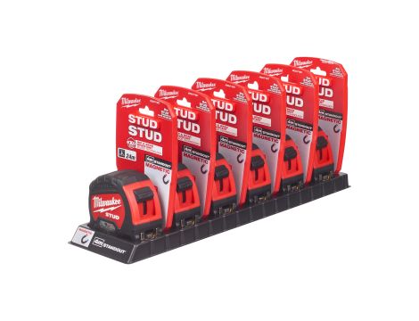 Milwaukee - Taśma miernicza STUD 2 - 8 m - 4932471627 - opakowanie 6 szt. Cena za szt. - 2