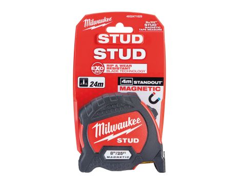 Milwaukee - Taśma miernicza STUD 2 - 8 m / 26 ft - 4932471629 - opakowanie 6 szt. Cena za szt.