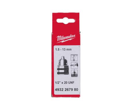Milwaukee - Uchwyt zębaty 1/2" x 20 1,5 - 13 mm - 4932267980 - 2