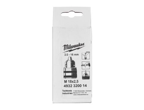 Milwaukee - Uchwyt zębaty M18 x 2,5 3,0 - 16 mm - 4932320014 - 2