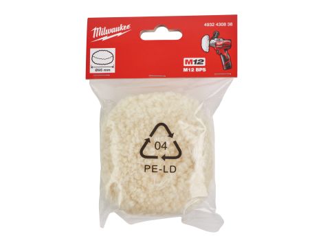 Milwaukee - Wełniana tarcza polerska 80 mm - 4932430838 - 2