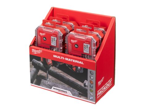 Milwaukee - Wiertła uniwersalne - zestaw 8 szt. - 4932493871 - 3