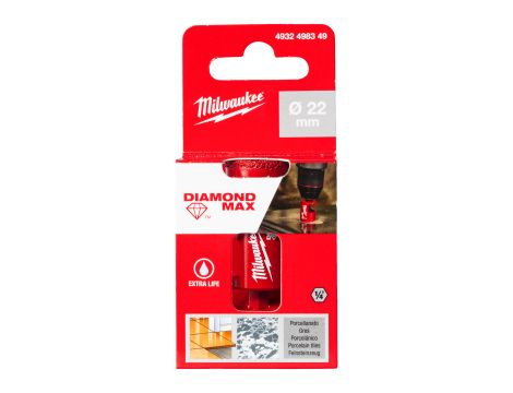 Milwaukee - Wiertło diamentowe 22mm-1szt. - 4932498349 - 2