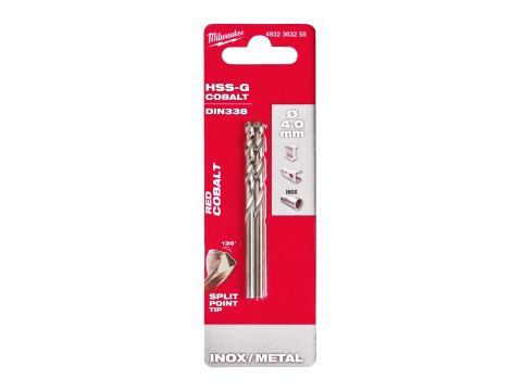 Milwaukee - Wiertło do metalu HSS-G CO 4,0 mm (2 szt.) - 4932363258 - 2