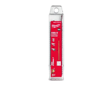 Milwaukee - Wiertło do metalu HSS-G CO 4,2 mm (10 szt.) - 4932373340 - 2