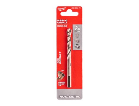 Milwaukee - Wiertło do metalu HSS-G CO 7,5 mm (5 szt.) - 4932363272 - 2