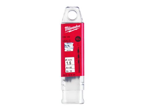 Milwaukee - Wiertło HSS-R 1.5 mm (10 szt.) - 4932363449 - 2