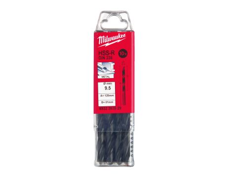 Milwaukee - Wiertło HSS-R 9,5 mm (10 szt.) - 4932363529 - 2