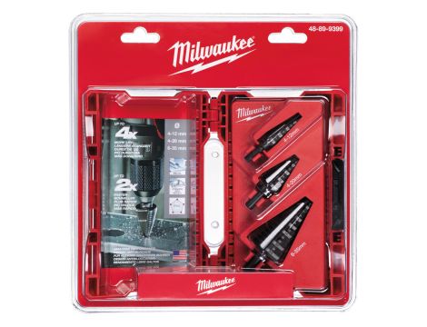 Milwaukee - Wiertło stopniowe - zestaw 3 szt - 48899399 - 2