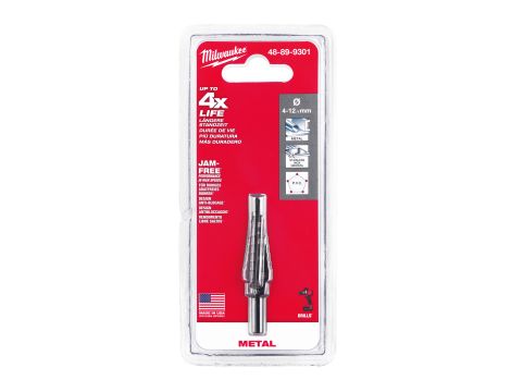 Milwaukee - Wiertło stopniowe 4-12mm/1mm - 48899301 - 2