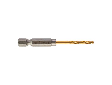 Milwaukee - Wiertło udarowe do metalu SWave HSS-G Tin 3.0mm -10szt. - 4932478176