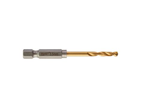 Milwaukee - Wiertło udarowe do metalu SWave HSS-G Tin 3.5mm -10szt. - 4932478177