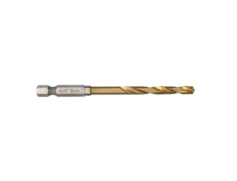 Milwaukee - Wiertło udarowe do metalu SWave HSS-G Tin 5.0mm -10szt. - 4932478180