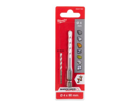 Milwaukee - Wiertło uniwersalne 4x90 mm - 4932471092 - 2
