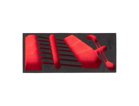 Milwaukee - Wkładka piankowa z kluczkami oczkowymi, podwójnie odsadzonymi - 4932499087