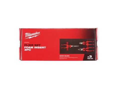 Milwaukee - Wkładka piankowa ze szczypcami 160/180/205mm - do wózków narzędziowych - 4932493256 - 2
