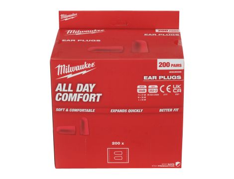 Milwaukee - Wkładki piankowe 200 par - 4932480465