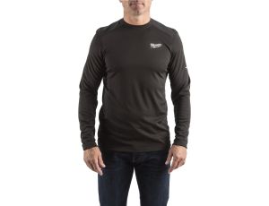 Milwaukee - WWLSBL-L Lekka koszulka robocza z długim rękawem - czarna - 4932493080