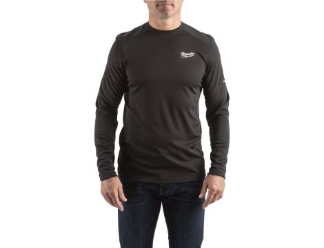 Milwaukee - WWLSBL-L Lekka koszulka robocza z długim rękawem - czarna - 4932493080