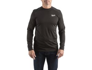 Milwaukee - WWLSBL-XXL Lekka koszulka robocza z długim rękawem - czarna - 4932493082