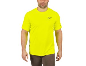 Milwaukee - WWSSYL-L Lekka koszulka robocza z krótkim rękawem - żółta - 4932493075