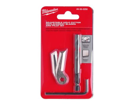 Milwaukee - Wymienne noże do otwornicy nastawnej, pilot, klucz - 49560290 - 2