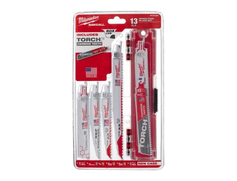 Milwaukee - Zestaw brzeszczotów Sawzall - 13 szt. w kasecie - 49222231 - 2