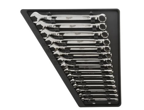 Milwaukee - Zestaw kluczy płasko-oczkowych MAXBITE 15 szt. - metryczny - 4932464258