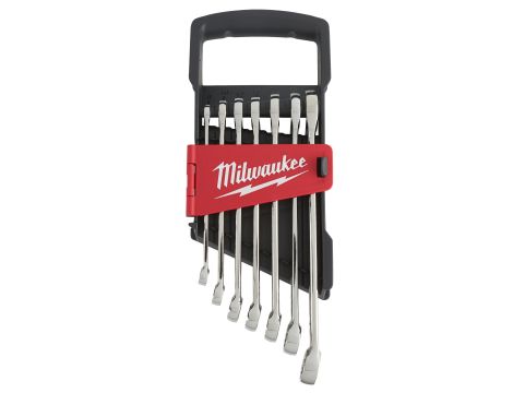Milwaukee - Zestaw kluczy płasko-oczkowych MAXBITE 7 szt. - metryczny - 4932464257