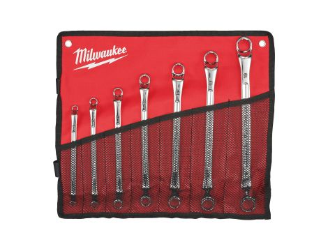 Milwaukee - Zestaw kluczy podwójnie odsadzonych 75° - 7 szt - 4932492737
