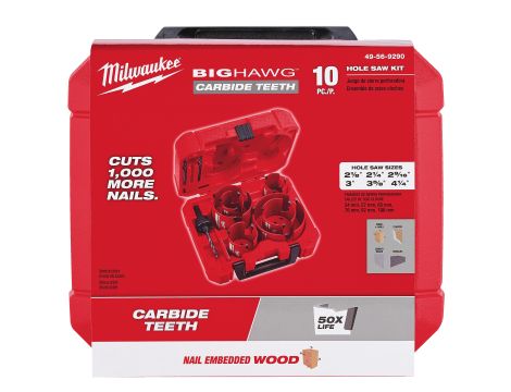 Milwaukee - Zestaw otwornic Big Hawg Multi Material- 10 szt. - 4932464939 - 2