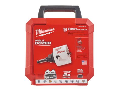 Milwaukee - Zestaw otwornic Bi-metal (14 szt.) - 49224152 - 2