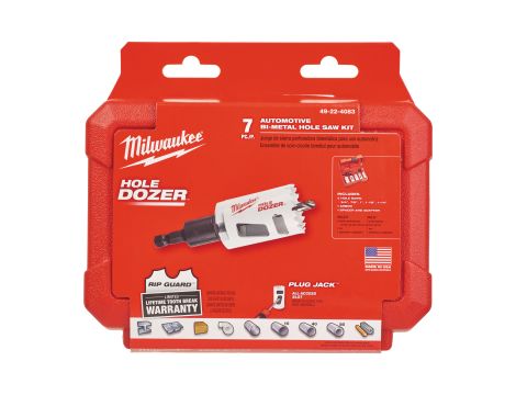 Milwaukee - Zestaw otwornic Bi-metal (7 szt.) - 49224083 - 2