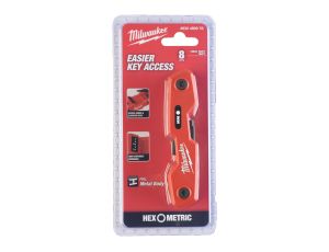 Milwaukee - Zestaw składanych kluczy imbusowych HEX 8 szt. (1.5, 2, 2.5, 3, 4, 5, 6, 8mm) - 4932480978 - image 2