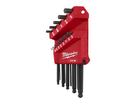 Milwaukee - Zestaw składanych kluczy imbusowych HEX Imperialne 13 szt. - 4932493615