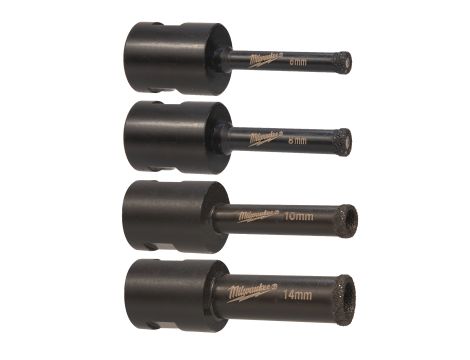 Milwaukee - Zestaw wierteł diamentowych  M14 - 4 szt. - 4932471863