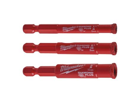 Milwaukee - Zestaw wierteł diamentowych-3szt. - 4932498368