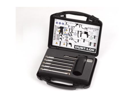 Milwaukee - Zestaw wierteł SDS-Plus z odpylaniem 6 szt. 2 xØ6 /8x146 mm/1xØ10x146 mm/1 x uchwyt z podłączeniem do odkurzacza - 4932471162