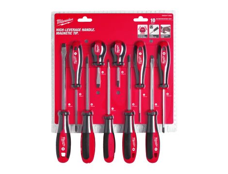 Milwaukee - Zestaw wkrętaków - 10 szt. - 4932471808 - 2