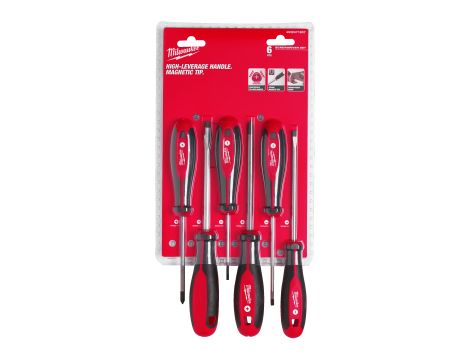 Milwaukee - Zestaw wkrętaków PH & SL - 6 szt. - 4932471807 - 2