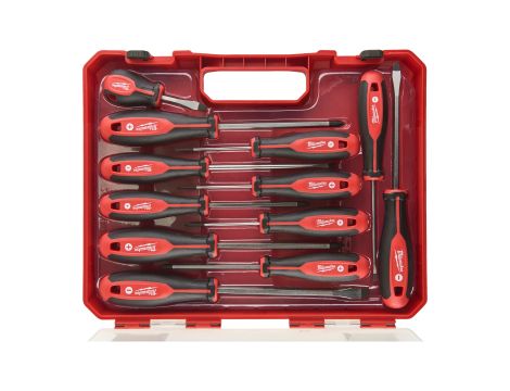 Milwaukee - Zestaw wkrętaków w walizce - 12 szt. - 4932472003