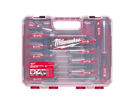Milwaukee - Zestaw wkrętaków w walizce - 12 szt. - 4932472003 - 2