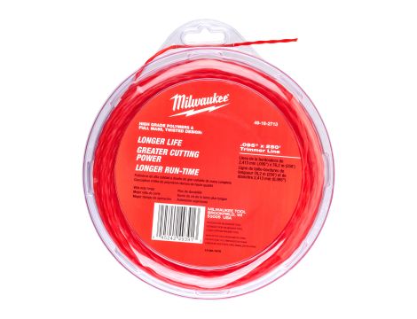 Milwaukee - Żyłka do podkaszarki 2,4m x 76m 1szt - 49162713