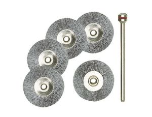Szczotki druciane Proxxon 22 mm dyski [5 cz.]