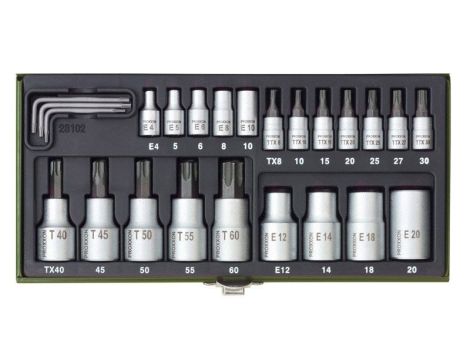 Zestaw kluczy gwiazdkowych Torx PROXXON [24 części]