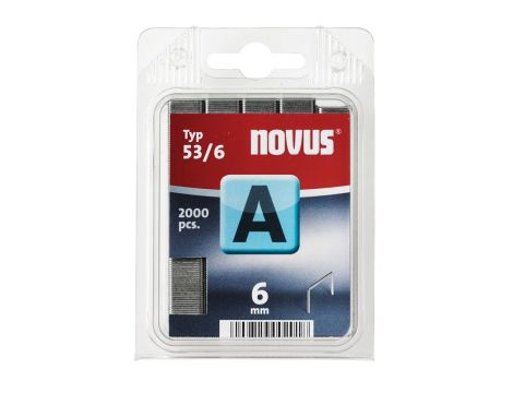 Zszywki typ A 53/6 NOVUS [2000 szt]
